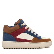 Buty dla chłopców - Sneakersy Geox J Theleven J46LDC 05422 C1MD6 M Brązowy - miniaturka - grafika 1