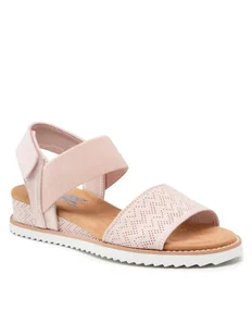 Skechers Sandały Desert Kiss 31440/BLSH Różowy - Sandały damskie - miniaturka - grafika 1