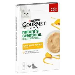 Gourmet Gourmet Nature's Creations Snack, 5 x 10 g - Kurczak i dynia - Przysmaki dla kotów - miniaturka - grafika 3