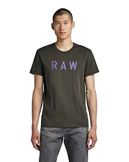 Koszulki męskie - G-STAR RAW Męski T-shirt Graphic 2 sztuki, wielokolorowy (Jolly Green/Asfalt 336-D949), XXL, Wielokolorowy (Jolly Green/Asfalt 336-d949), XXL - grafika 1