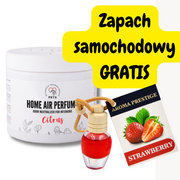 Pielęgnacja psów i kotów - PETS HOME AIR NEUTRALIZATOR ZAPACHU DO WNĘTRZ o zapachu cytrusowym 170g + Zawieszka zapachowa Aroma Prestige 8ml GRATIS! - miniaturka - grafika 1