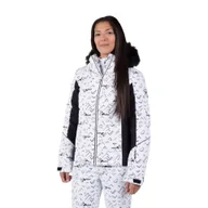 Kurtki narciarskie - Kurtka narciarska Rossignol damska W Staci PR Puffy JKT biała - L - miniaturka - grafika 1