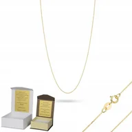 Biżuteria dla dzieci - Złoty łańcuszek 50 cm Ankier złoto pr. 585 DEDYKACJA AZ1 - miniaturka - grafika 1