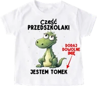 Koszulki dla dziewczynek - Koszulka dla chłopca do przedszkola - miniaturka - grafika 1