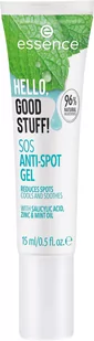 essence essence Hello, Good Stuff! Sos Anti-Spot Gel - żel przeciw niedoskonałościom 15 ml 15 ml - Serum do twarzy - miniaturka - grafika 1