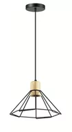 Lampy sufitowe - Auhilon Deco Lighting Nowatorska Lampa Wisząca LOFT Geometryczny Zwis Sufitowy Oryginalna Oprawa Oświetlenie P8660-1L - miniaturka - grafika 1