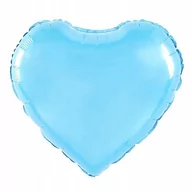 Wesele i ślub - Balon foliowy serce duży urodziny ślub party 45cm - miniaturka - grafika 1