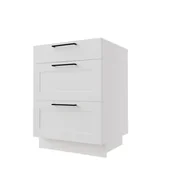 Meble kuchenne - Arco Szafka Dolna Ds-60-2W-1N Modernbox Biały Mat - miniaturka - grafika 1