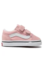 Buty dla dziewczynek - Vans Tenisówki Old Skool V VN000D3Y9AL1 Różowy - miniaturka - grafika 1