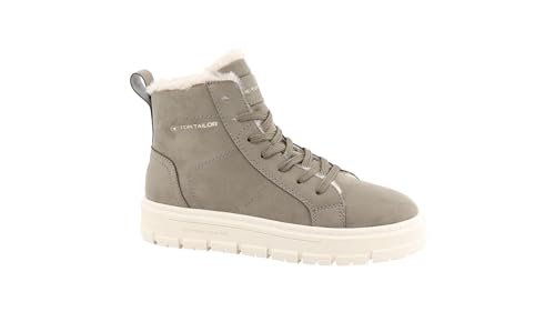 TOM TAILOR Damskie 6390790002 modne kozaki, Ltkhaki, 40 EU