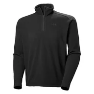 Bluzy męskie - Męski Polar HELLY HANSEN DAYBREAKER 1/2 ZIP FLEECE 50844_990 – Czarny - miniaturka - grafika 1
