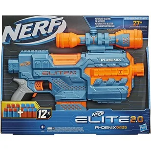 Wyrzutnia Nerf Elite 2.0 Phoenix Hasbro CS 6 E9961 - Zabawki militarne - miniaturka - grafika 1
