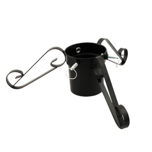 Stojak na choinkę czarny 46 x 46 x 14 cm - Stojaki choinkowe - miniaturka - grafika 1