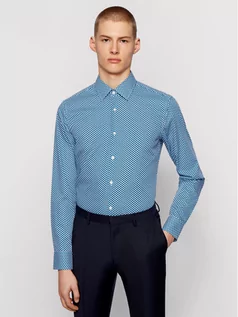 Koszule męskie - Boss Koszula Jango 50451566 Kolorowy Slim Fit - grafika 1