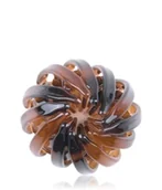 Ozdoby do włosów - Solida Producent Dutt Ø 4,8 cm brązowy Klamry do włosów 1 szt. - miniaturka - grafika 1