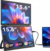 Monitory - SMISEACOW M4 Przenośny do laptopa 15,6" IPS 1080P potrójny 360 2024 - miniaturka - grafika 1