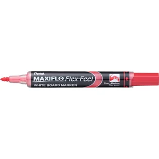 Pentel Whiteboard Marker Maxiflo flexfeel, czerwony 0884851032546 - Markery do tablic - miniaturka - grafika 3