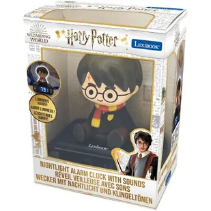 Budzik z lampką nocną LEXIBOOK Harry Potter RL800HP - Wyposażenie pokoiku dziecięcego - miniaturka - grafika 1