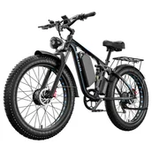 Rowery elektryczne - E·Bycco EB7Pro Electric Bike 2*1000W Motor 52V 23Ah Battery 20*4 0 inch Fat Tire 55km/h Max Speed 130km Max Range Hydrau - miniaturka - grafika 1