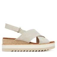 Espadryle damskie - Espadryle Toms Diana 10021152 Beżowy - miniaturka - grafika 1