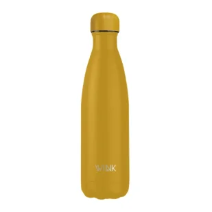 WINK Bottle MUSTARD 53F9-9765C - Butelki termiczne - miniaturka - grafika 1