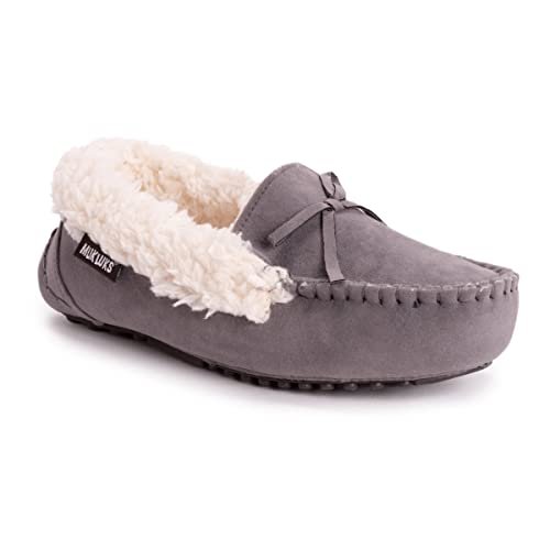MUK LUKS Damskie kapcie Jaylah Slipper, jasnoszary, 41.5 EU