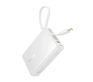 Baseus PicoGo Digital Display 10000mAh 45W Biały - Powerbanki - miniaturka - grafika 1