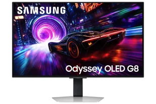 Samsung G81SF 32" 4K Ultra HD OLED Srebrny LS32FG812SUXEN - Monitory - miniaturka - grafika 1