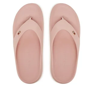 Japonki Tommy Hilfiger Comfort Beach Sandal FW0FW08522 Różowy - Klapki i japonki damskie - miniaturka - grafika 1