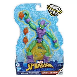 Hasbro Figurka Spiderman Bend and Flex Green Goblin - Figurki dla dzieci - miniaturka - grafika 1