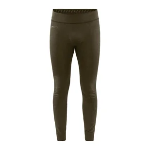 Męskie Legginsy termoaktywne CRAFT CORE DRY ACTIVE COMFORT PANT M 1911159-680000 – Oliwkowy - Bielizna sportowa męska - miniaturka - grafika 1