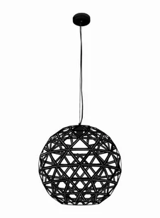 Auhilon Lampa wisząca Nowoczesna lampa sufitowa LED Ready czarna FROZEN MD17056-1L-BL MD17056-1L-BL - Lampy sufitowe - miniaturka - grafika 1