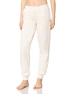 Emporio Armani Damskie spodnie dresowe Fuzzy Fleece, różowy, M - Spodnie damskie - miniaturka - grafika 1