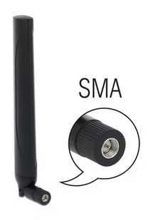 Delock Antena LTE 0.5 2.3 dBi SMA 12633 - Anteny Wi Fi - miniaturka - grafika 1