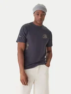 Koszulki męskie - Quiksilver T-Shirt Evo Quik Rituals EQYZT08193 Szary Regular Fit - miniaturka - grafika 1