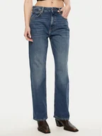 Spodnie damskie - HUGO Jeansy Elyah 50520615 Niebieski Regular Fit - miniaturka - grafika 1