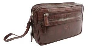 Ekskluzywna Saszetka Premium Męska Skórzana El Forrest MB24 23 Skóra Naturalna Bydlęca CZEKOLADOWA 24 x 16 x 6 [cm] - Torby męskie - miniaturka - grafika 1