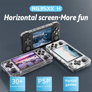 ANBERNIC RG35XX H Game Console 64GB 128GB 10000  Games - Purple - Konsole i gry retro - miniaturka - grafika 2
