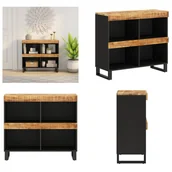 Szafki nocne - vidaXL Szafka nocna 85x33x75 cm z litego drewna mango - Stolik nocny - Szafki nocne - Szafka nocna - Szafki nocne - miniaturka - grafika 1