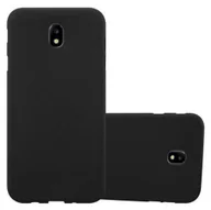 Etui i futerały do telefonów - Etui Pokrowiec Do Samsung Galaxy J5 2017 Obudowa w FROST CZARNY TPU Silikon Case Cover Ochronny Plecki Cadorabo - miniaturka - grafika 1