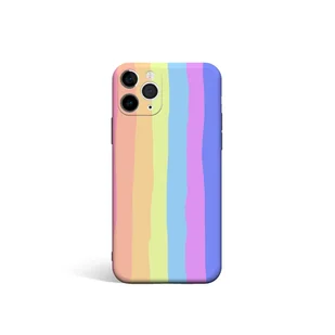 Etui König Design kompatybilne z Apple iPhone 12 Pro Plastic Soft Phone Case - wielokolorowe etui na telefon komórkowy - Etui i futerały do telefonów - miniaturka - grafika 1
