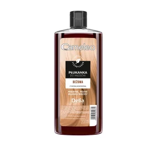 Delia Cameleo płukanka do włosów z wodą kokosową Beżowa 200 ml - Farby do włosów i szampony koloryzujące - miniaturka - grafika 1