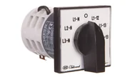 Inne akcesoria elektryczne - Elektromet Spółdzielnia Inwalidów Łącznik krzywkowy woltomierzowy 4P 12A IP65 Łuk E12-82 921282 - miniaturka - grafika 1