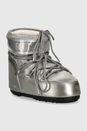Śniegowce damskie - Moon Boot śniegowce MB ICON LOW GLANCE kolor srebrny 80D1409350 H001 - miniaturka - grafika 1