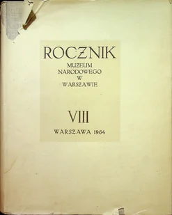 Rocznik Muzeum Narodowego w Warszawie VIII - Książki o kulturze i sztuce - miniaturka - grafika 1