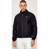Kurtki męskie - Lacoste Wełniana kurtka bomber | Regular Fit - miniaturka - grafika 1
