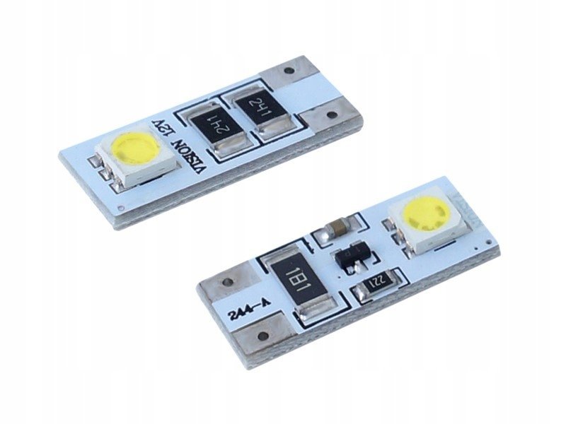 Żarówka W5W T10 12V 2x SMD LED CANBUS biała 2szt.
