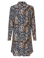 Sukienki - Apriori Sukienka damska Kobiety wiskoza niebieski|wielokolorowy wzorzysty, 42 - miniaturka - grafika 1