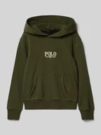 Bluzy dla chłopców - Bluza z kapturem z wyhaftowanym logo - miniaturka - grafika 1