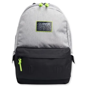 Plecak unisex SuperDry Hologram Montaba sportowy miejski czarno szary - Plecaki - miniaturka - grafika 1